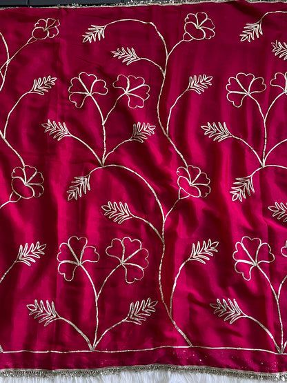 Budget Georgette gota work sarees