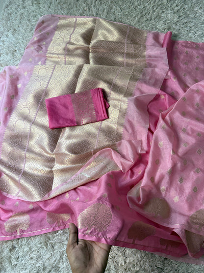 Luxe Classic Katan Super Soft Banarasi saree