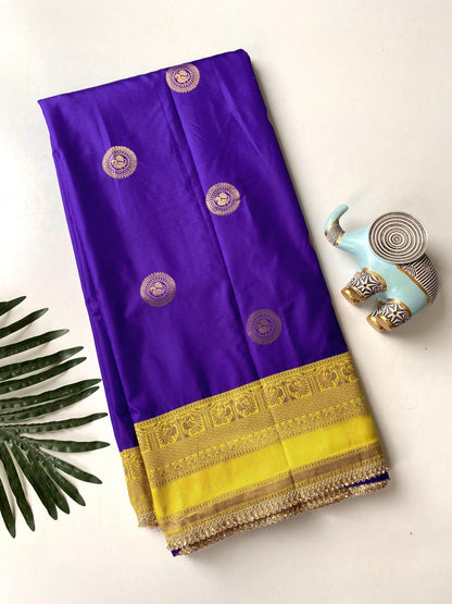 Soft silk sarees with Designer pallu