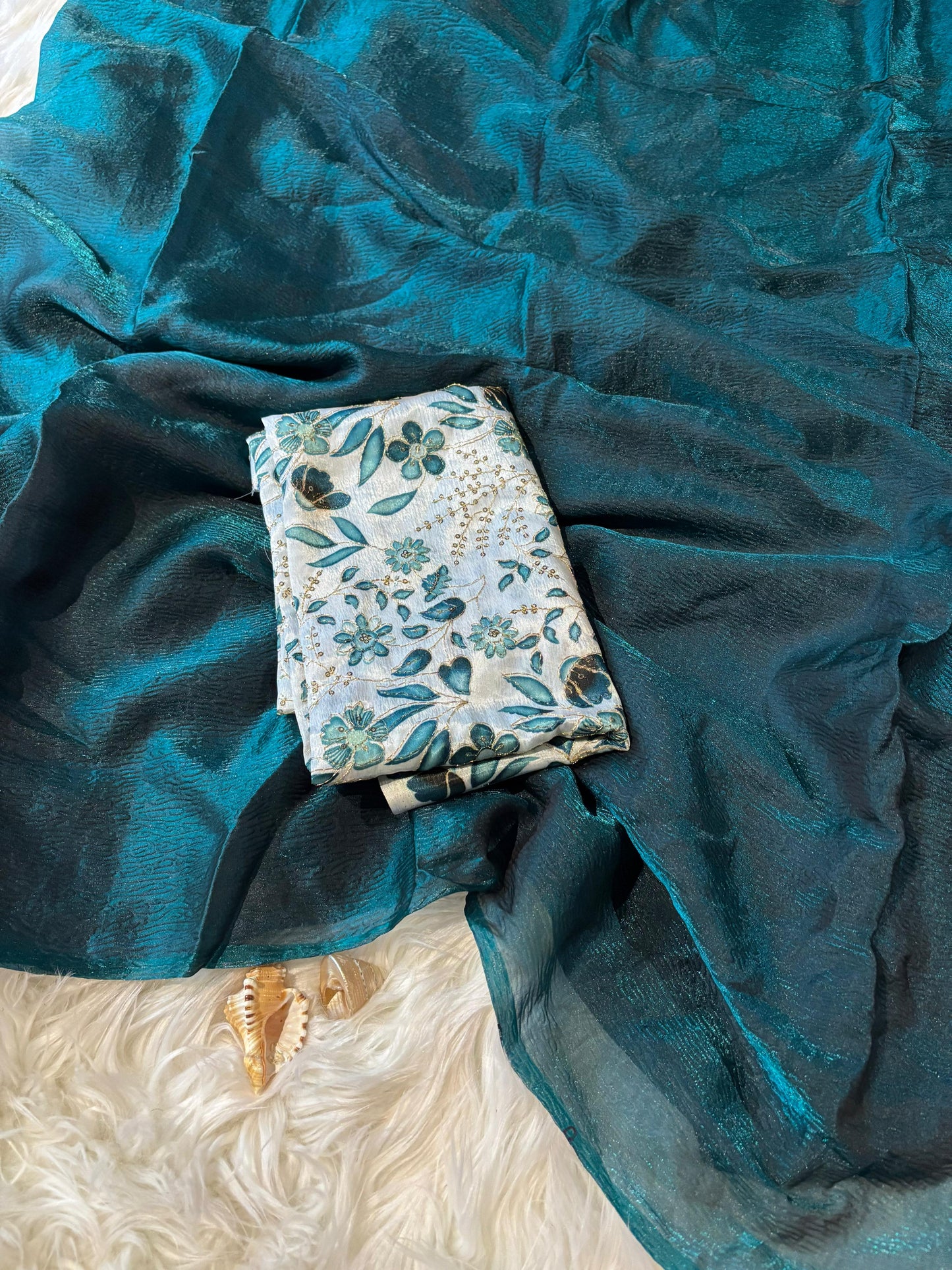 Two tone  space  silk budget Desginer sarees