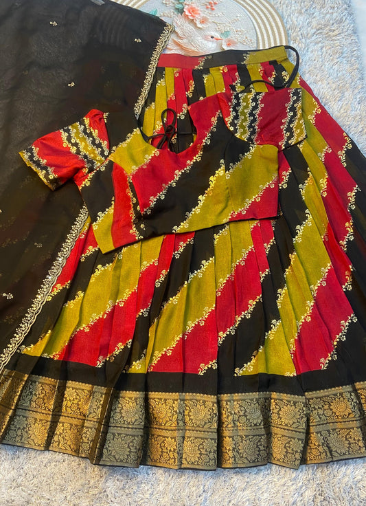 Soft Marshmellow silk budget lehenga set