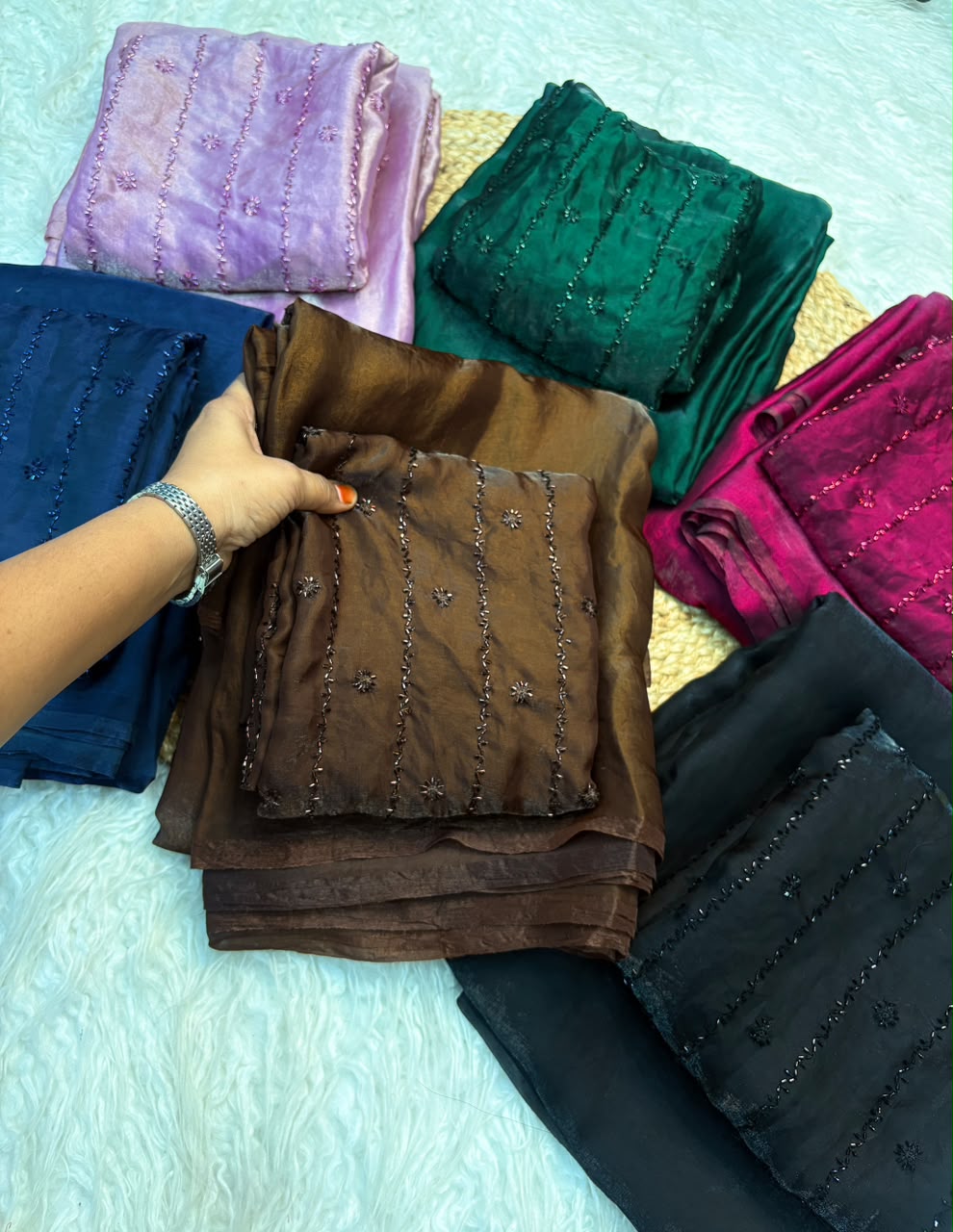 Trending shree budget fendy satin fabric saree