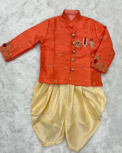 Boys Traditional Govinda Namalu Kids Dhoti Set