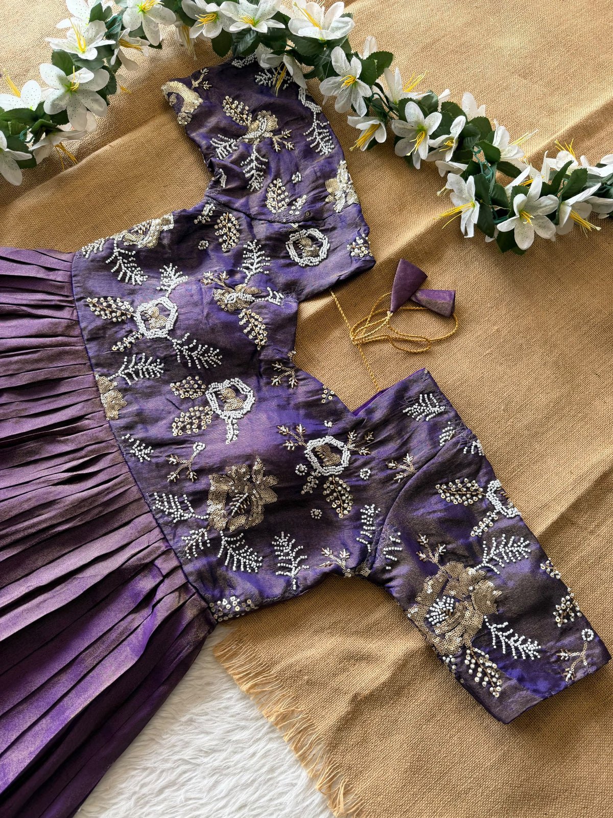 Party wear Maggam work gown