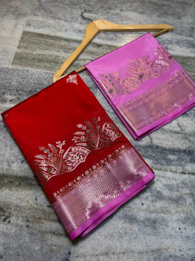 Vintage Katan silk premium Desginer saree