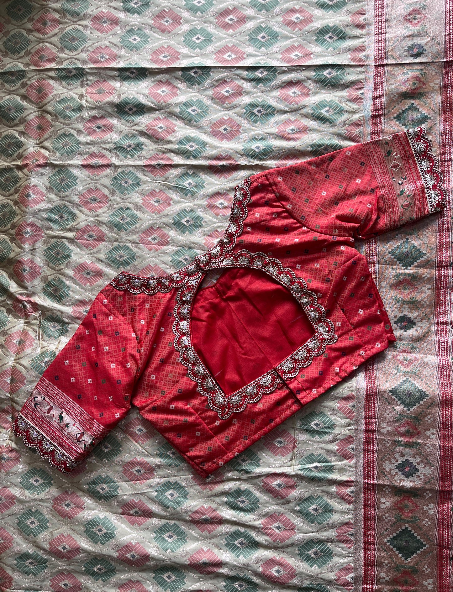 Banarasi Pattu saree luxe with stitched Blouse