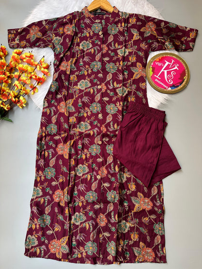 Summer special floral co-ord kurti sets