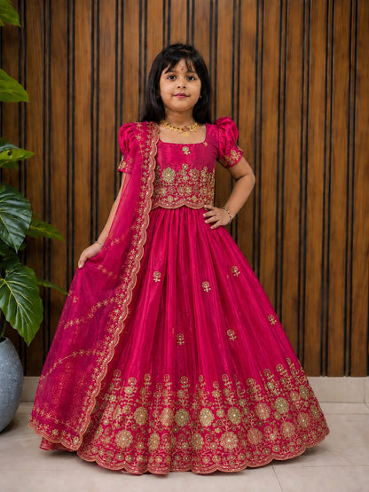 Mom and daughter cafe cute Designer lehenga sets