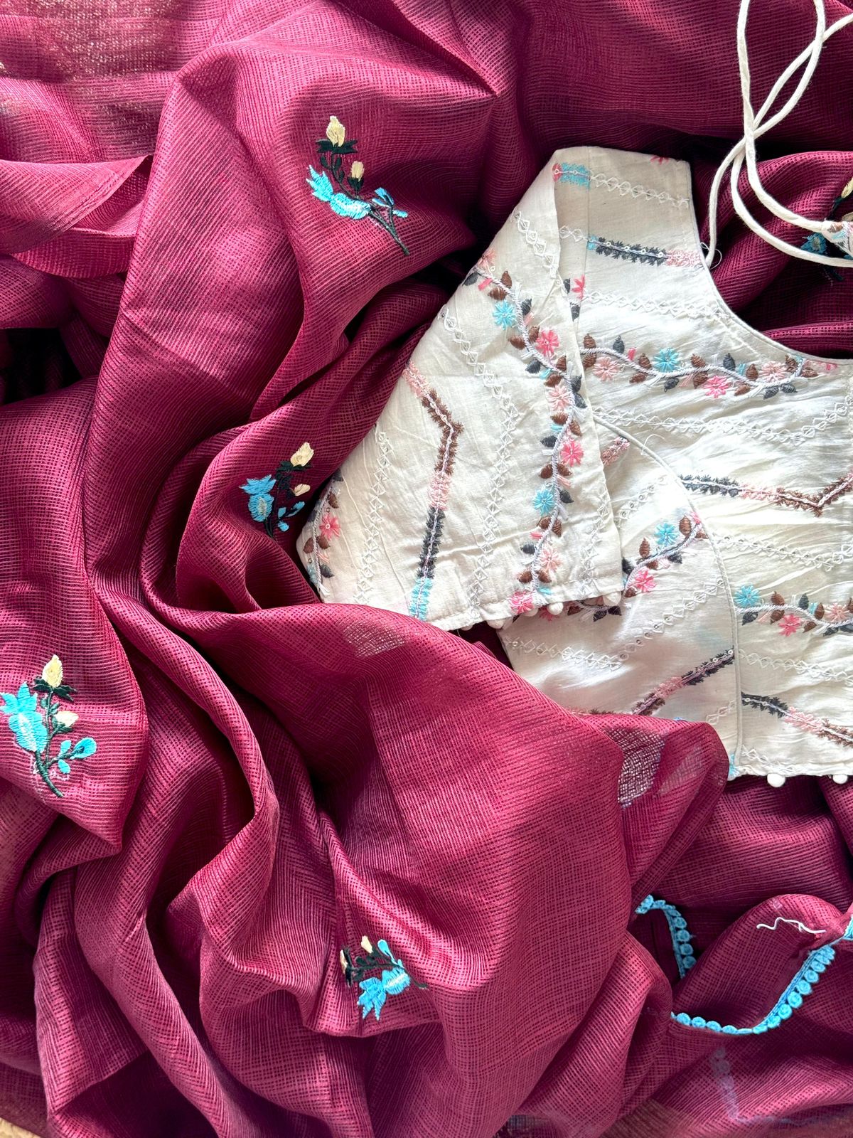 Komali Kota Doriya premium Saree with stitched blouse