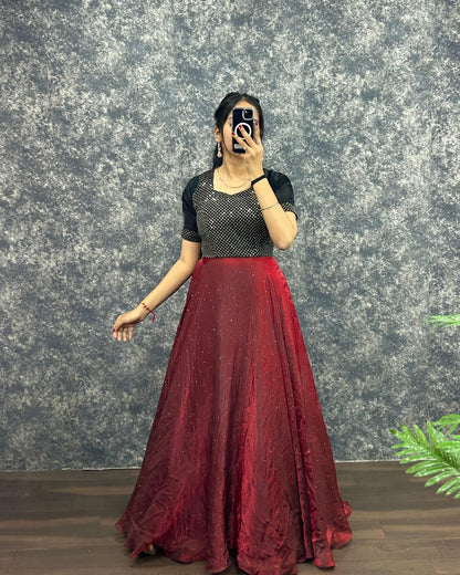 Café Style Soft fendy gowns