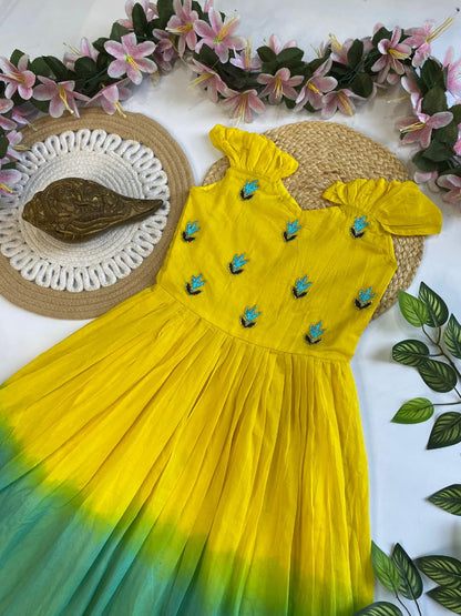 Kids mul mul cotton fancy combo