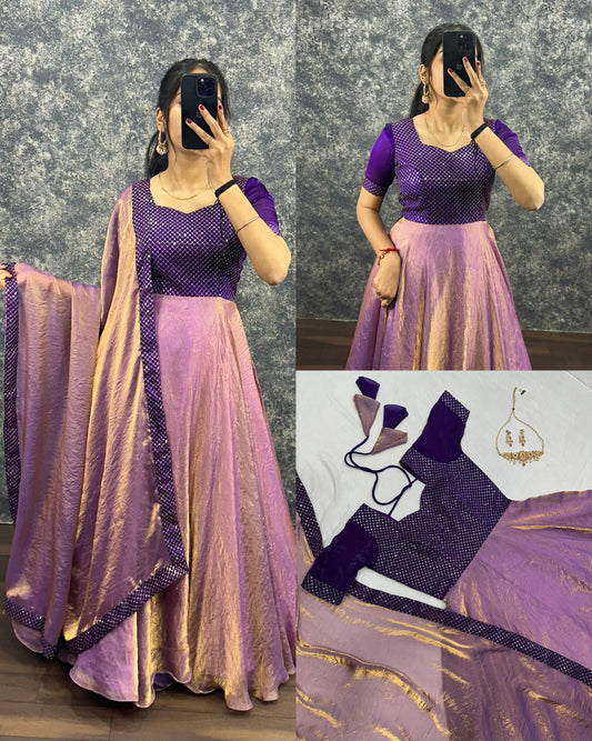Café Style Soft fendy gowns