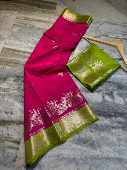 Vintage Katan silk premium Desginer saree