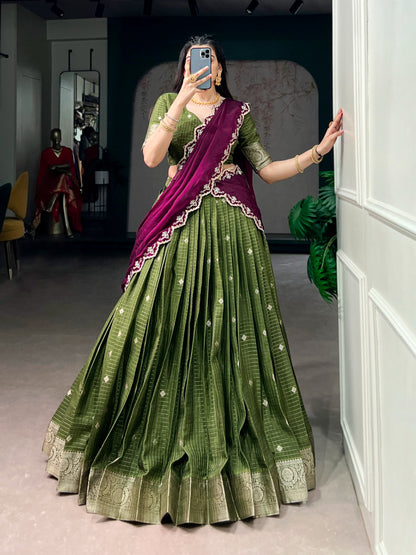 Chinon checks tradition lehenga sets