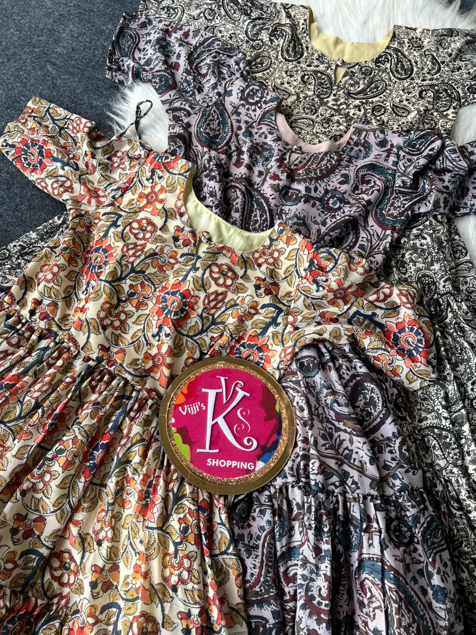 Pocket Kalamkari cafe gowns