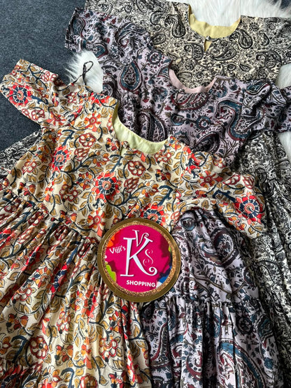 Pocket Kalamkari cafe gowns