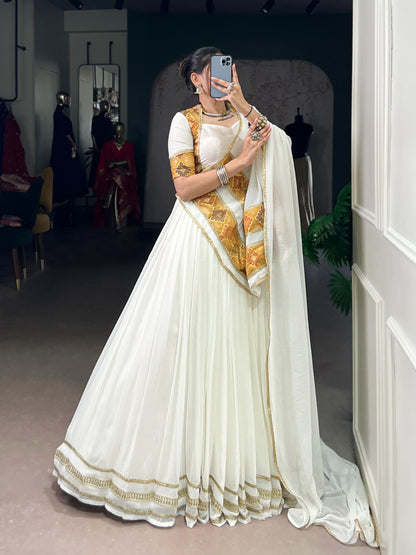 Celebrate the festive glow with the pure charm of marble fabric white.