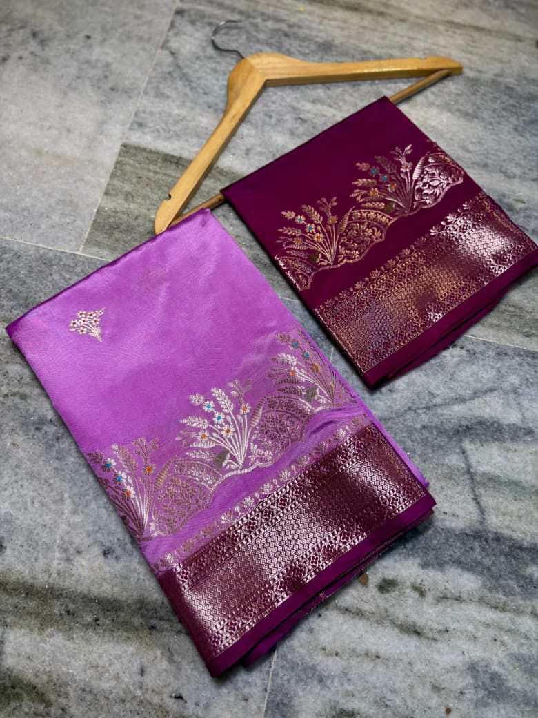 Vintage Katan silk premium Desginer saree