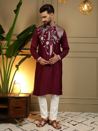 Gents work Embroidery kurta sets