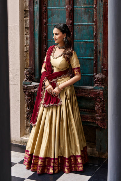 Tarika south india style designer lehenga