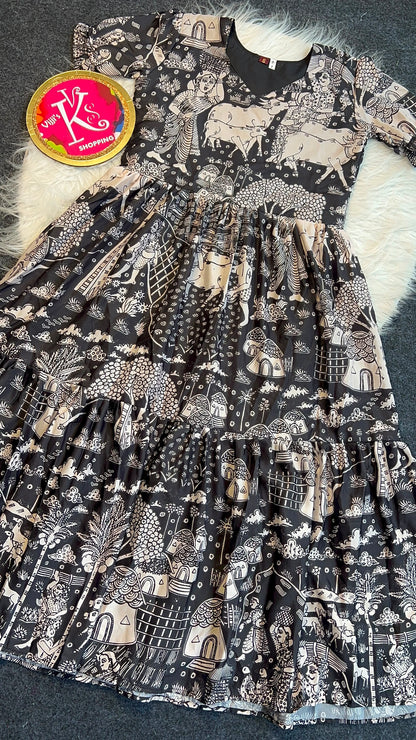Muslim cotton cafe village style gowns