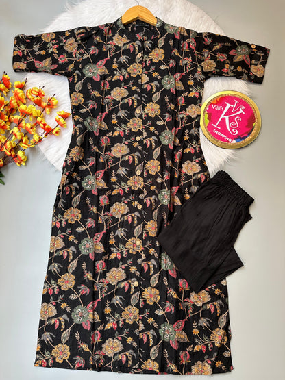 Summer special floral co-ord kurti sets