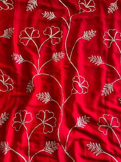 Budget Georgette gota work sarees