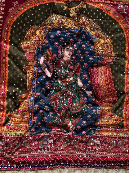 Rashmis Japan sartin trendy saree