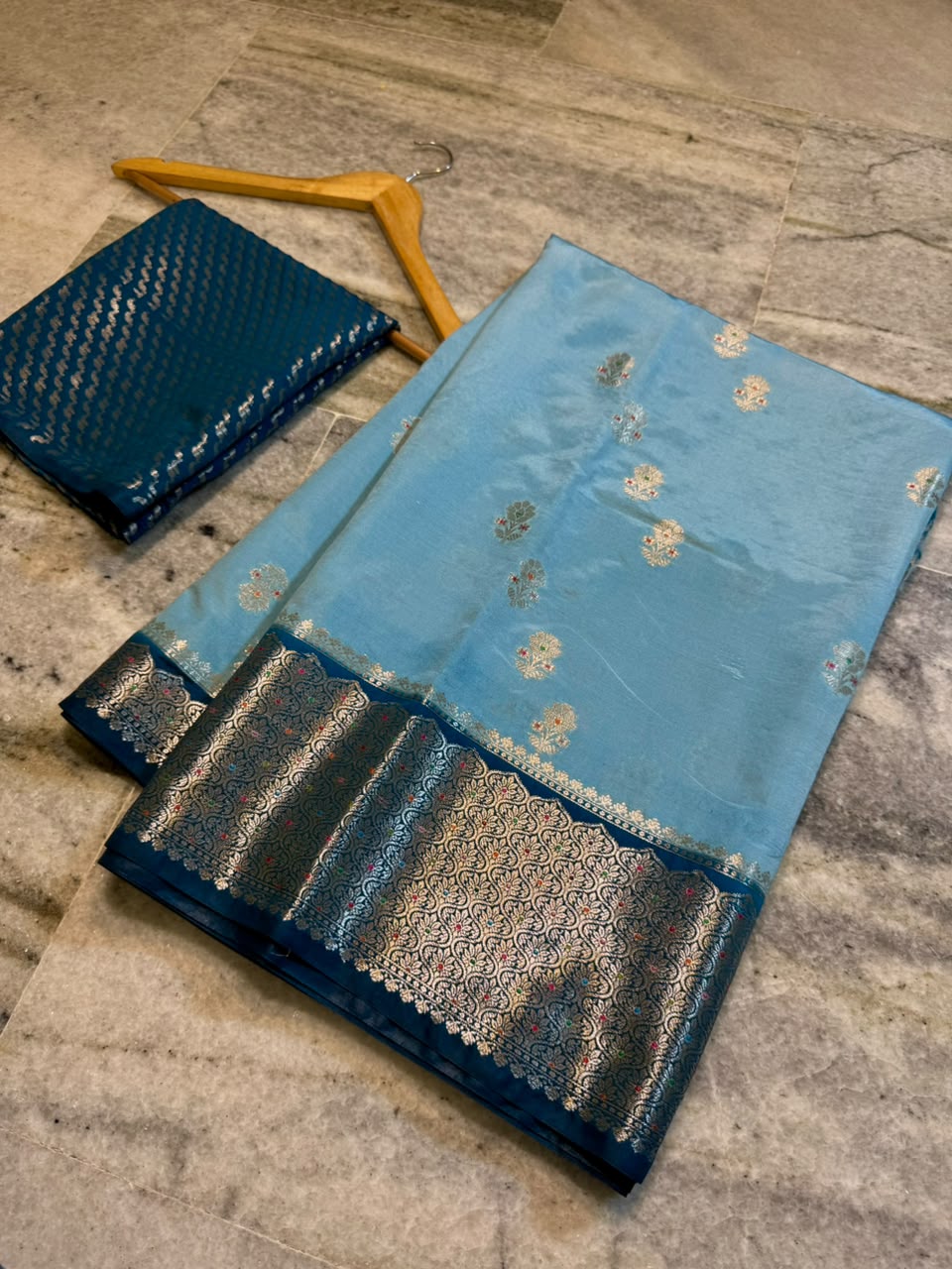 Banarasi katan zari soft fab budget sarees