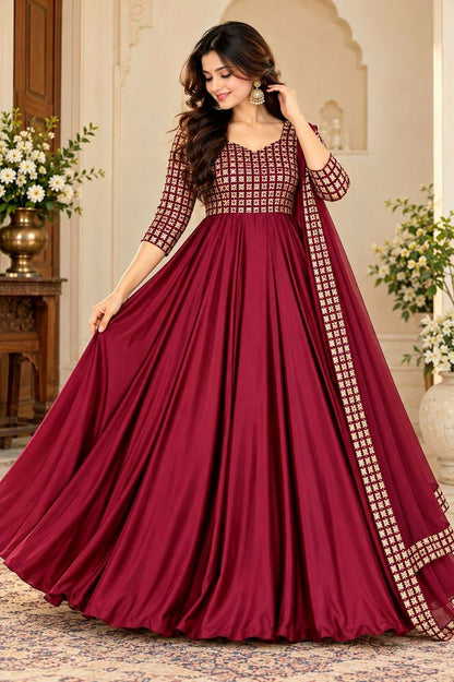 Radha rangoli cafe gown