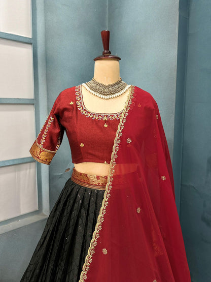 Narayanpet semi style lehenga