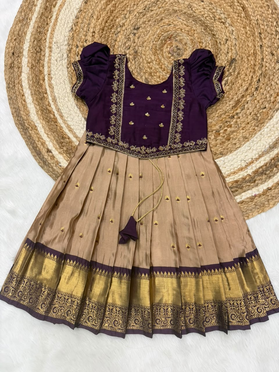 Brother and sister Cute combo Boy kurta with girl crop top