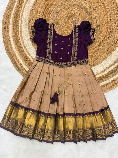 Brother and sister Cute combo Boy kurta with girl crop top