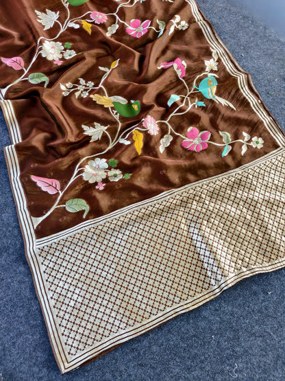 Paper silk Vintage vibe paper silk saree