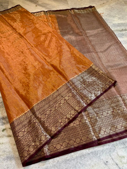 Banarasi trendy rao mango soft silk  sarees