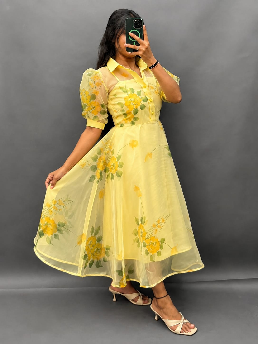 Floral Organza party gowns