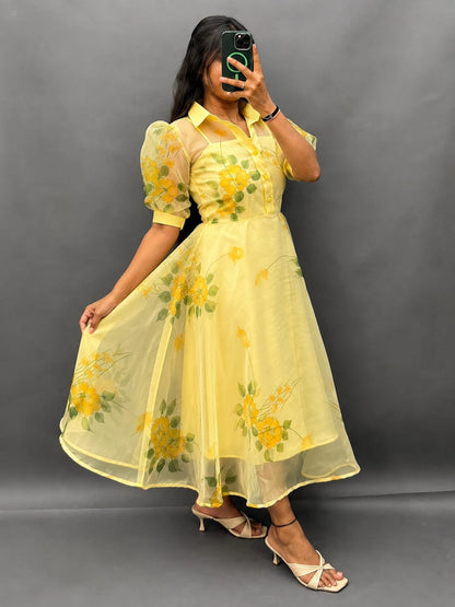 Floral Organza party gowns