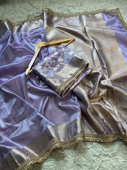 Pure weaving Zari Trendy Saree