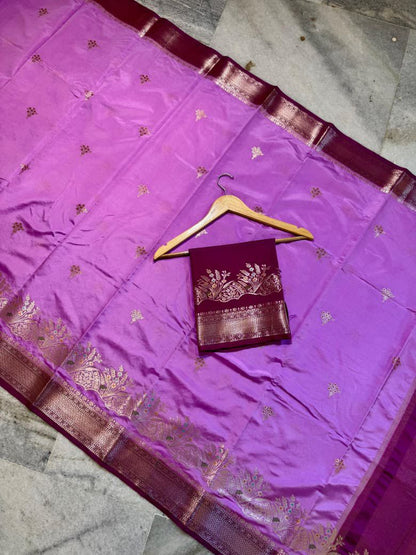 Vintage Katan silk premium Desginer saree