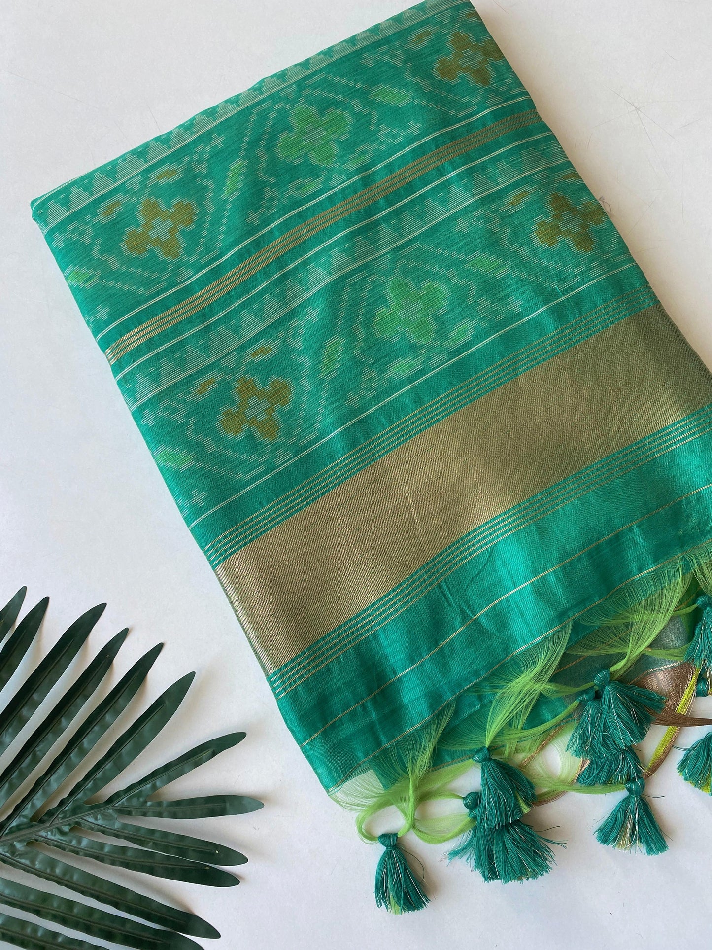 Tussar Patola ikkat budget saree