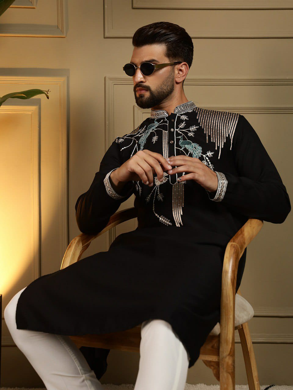 Gents work Embroidery kurta sets