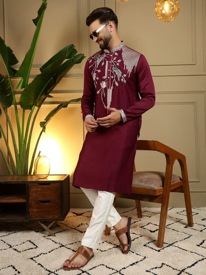 Gents work Embroidery kurta sets
