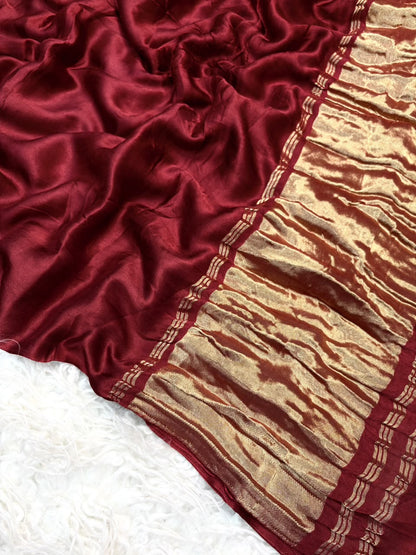 Trendy viscose silk partywear saree