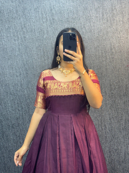 Narayana Silk Butterfly Desginer Classic Gowns