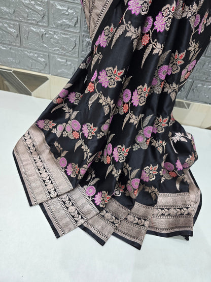Premium like traditional Mashru Katan satin saree