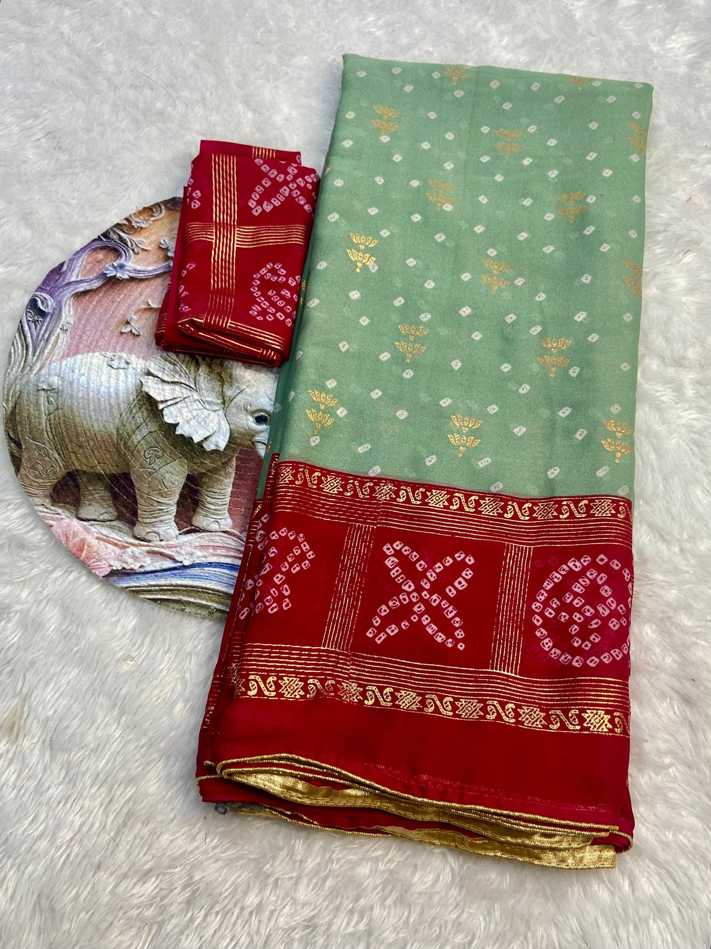Budget return gift malai blooming sarees