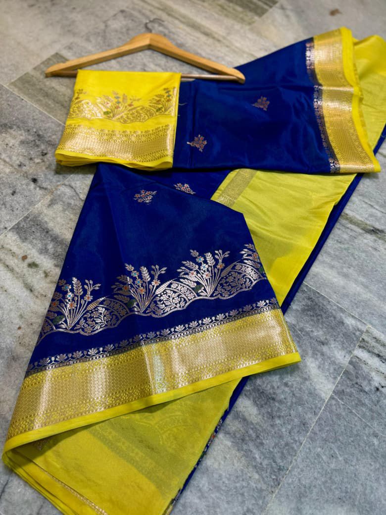 Vintage Katan silk premium Desginer saree