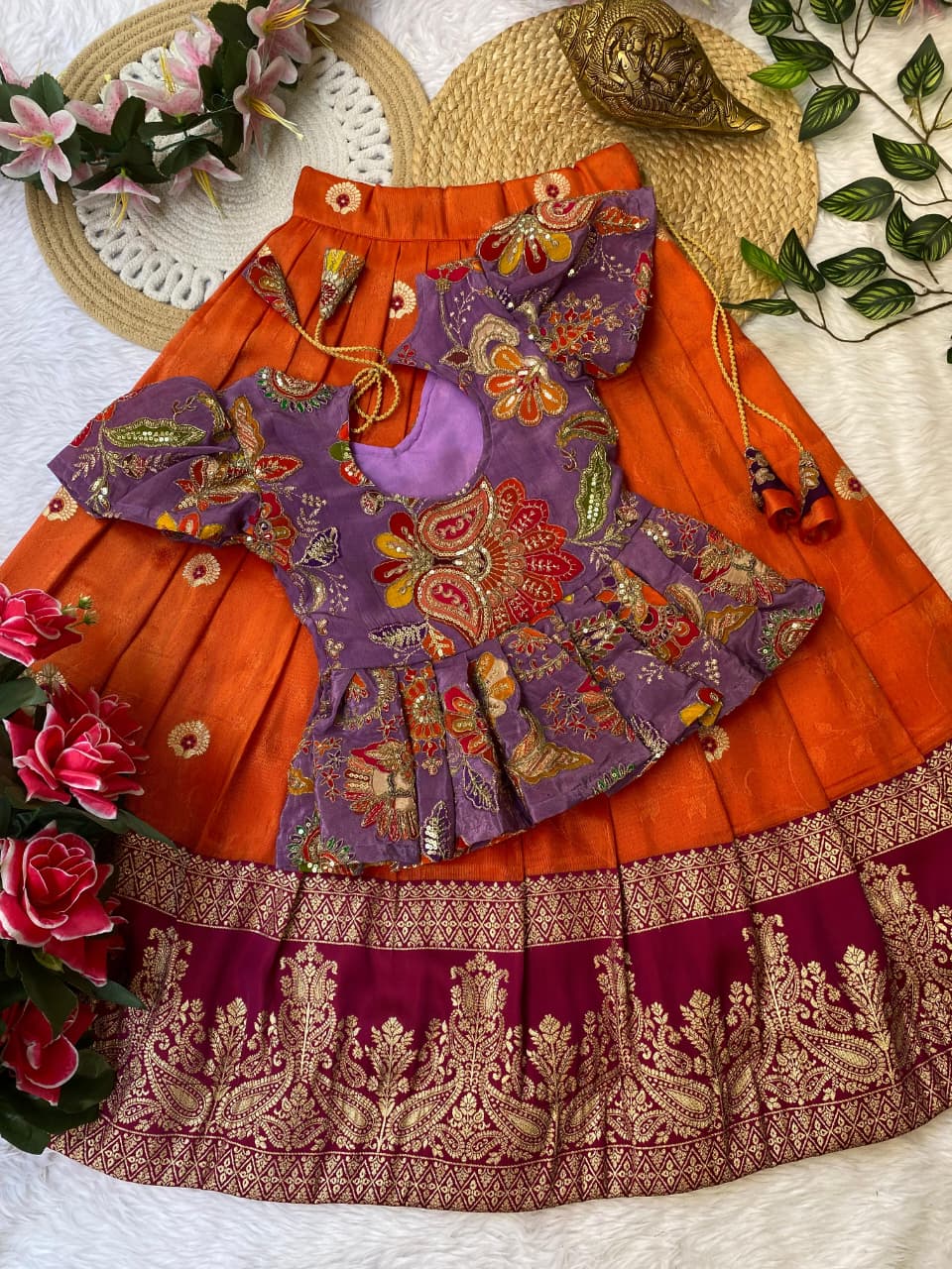 Kids Self Viscose kids cute sets