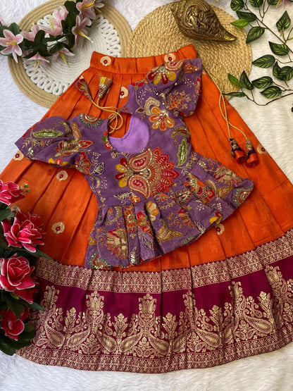 Kids Self Viscose kids cute sets