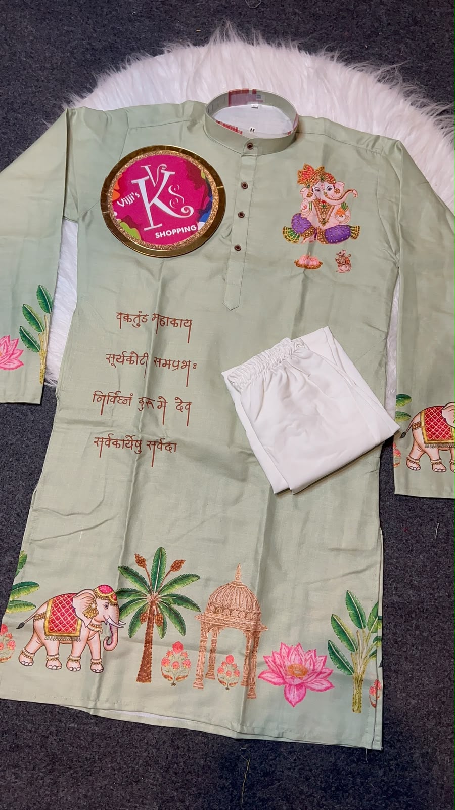 Gents Ganesh Chaturthi special kurta sets